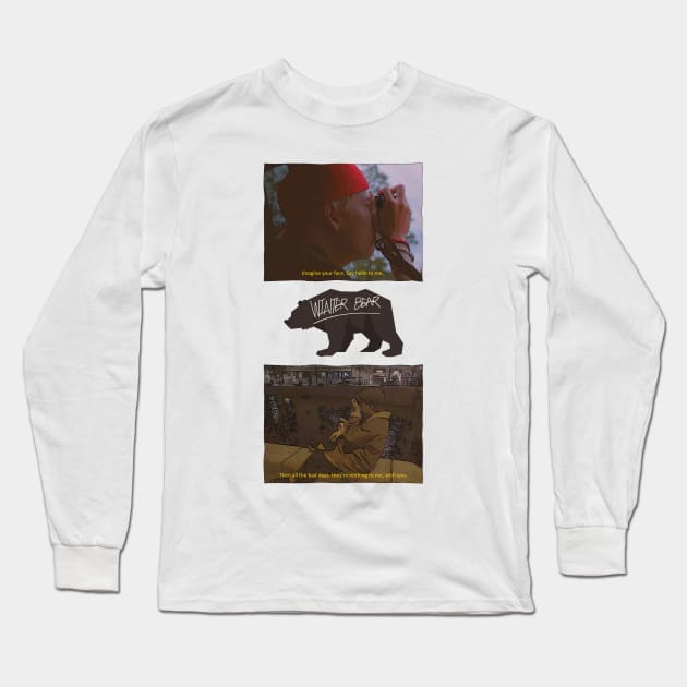 Winter Bear - V Long Sleeve T-Shirt by ZoeDesmedt